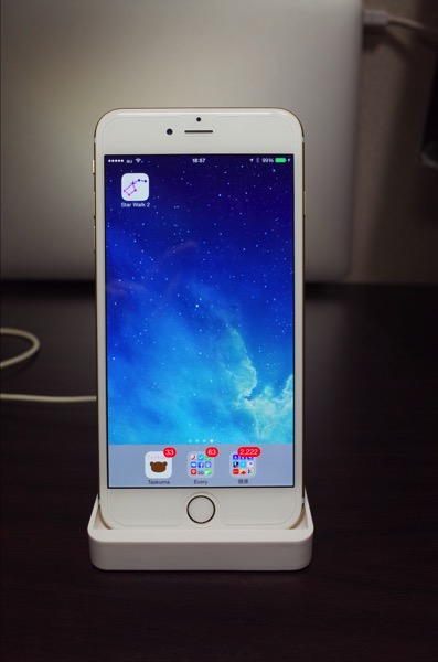 [Amazon][iPhone]レビューゼロｗちょっと怪しそうなiPhone 6/6 Plusの卓上ホルダー充電器Dockが届いたよ【2014年11月12日追記有り】
