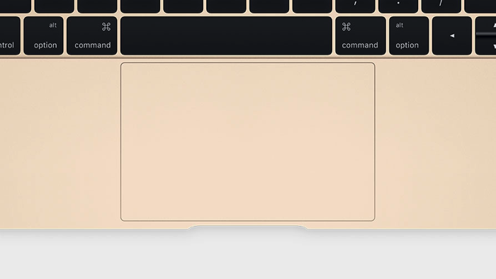 pressure-sensitive Force Touch trackpad