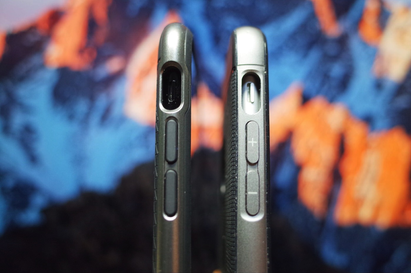【Spigen】 iPhone7 ケース, ネオ・ハイブリッド [ 米軍MIL規格取得 二重構造 バンパー ] アイフォン 7 用 カバー (iPhone7, ガンメタル)-3