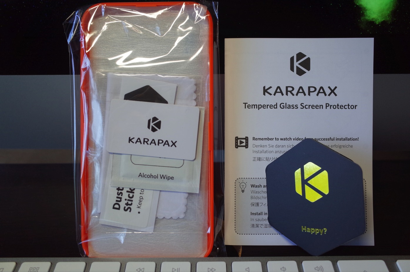 Anker KARAPAX GlassGuard iPhone X用 強化ガラス液晶保護フィルム-6
