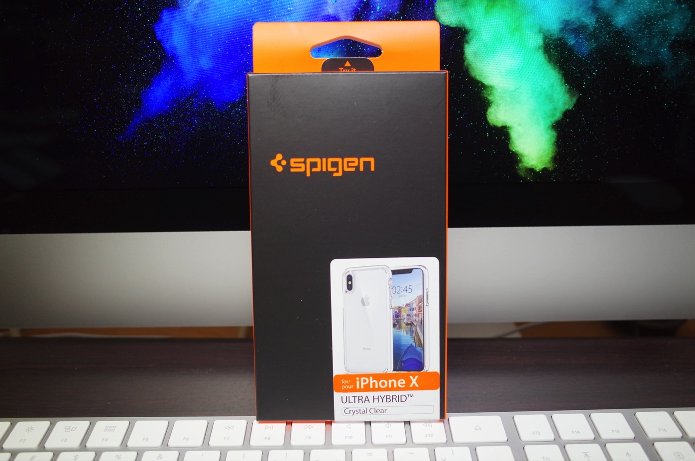 【Spigen】iPhone X ケース, [ 米軍MIL規格取得 落下 衝撃 吸収 ] ウルトラ・ハイブリッド アイフォン X 用 耐衝撃 カバー-1