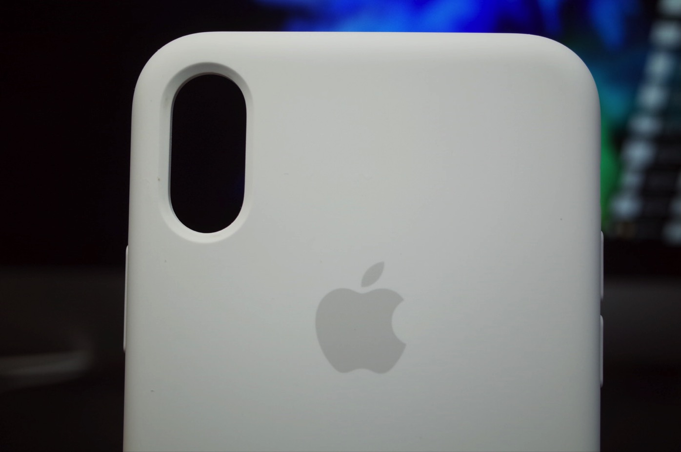 iPhone X シリコーンケース ホワイト-9