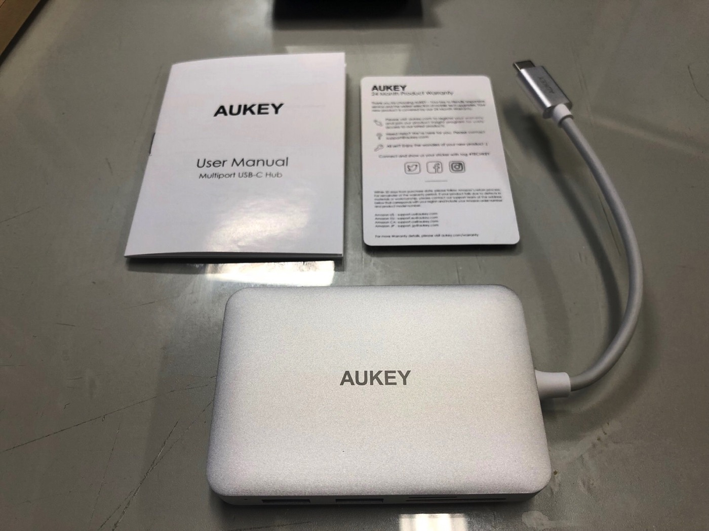 AUKEY USB C ハブ 7 in 1 マルチハブ-3