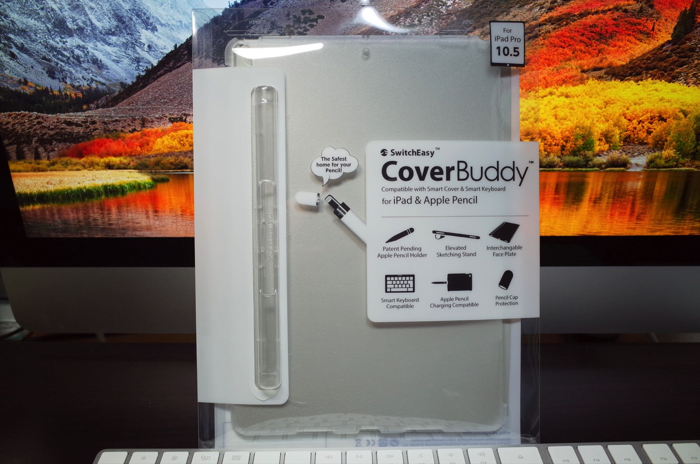 iPad Pro 10.5 ケース SwitchEasy CoverBuddy ハード バック カバー Apple Pencil 収納付き 純正 スマートキーボード 対応-1