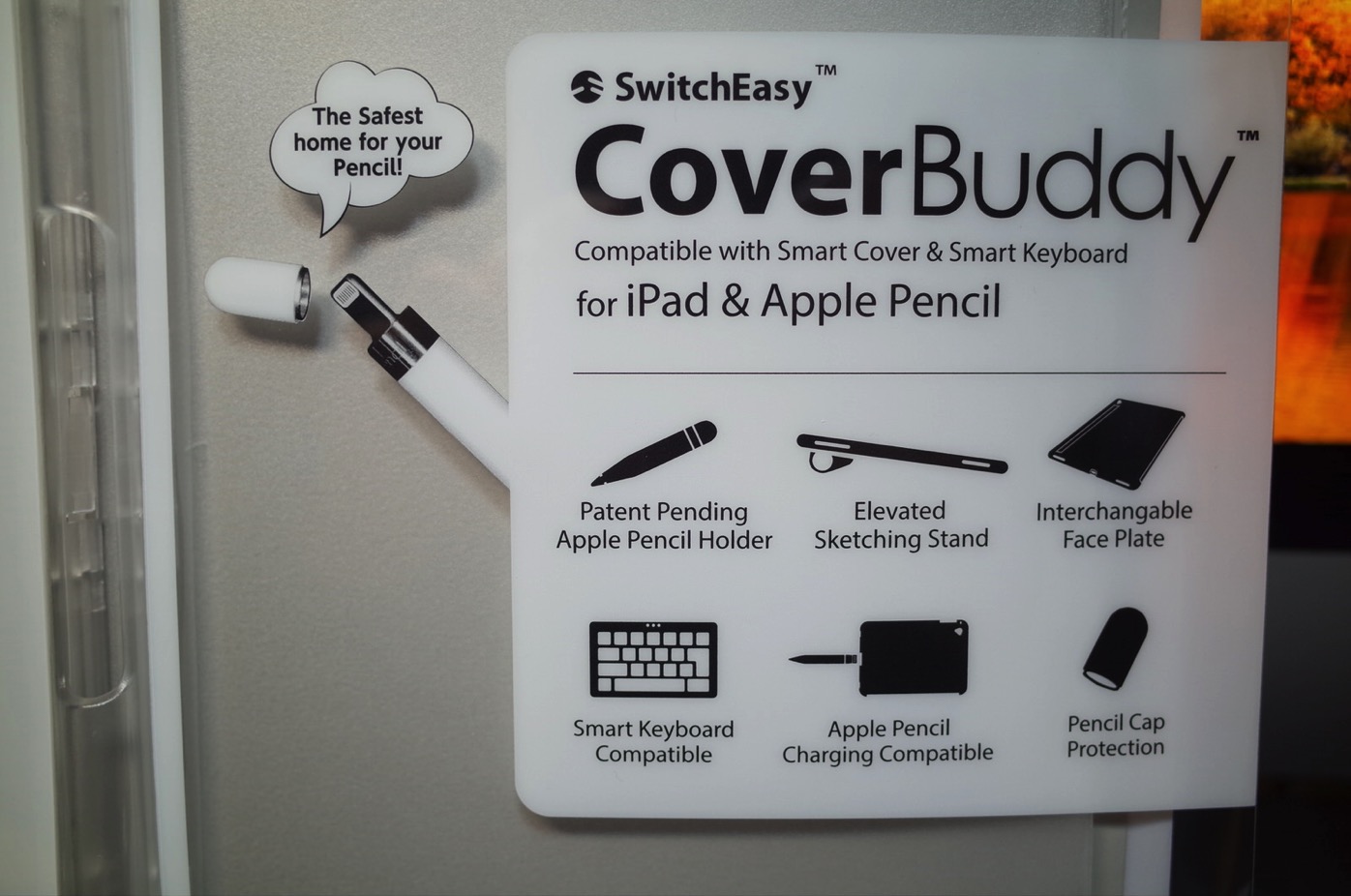iPad Pro 10.5 ケース SwitchEasy CoverBuddy ハード バック カバー Apple Pencil 収納付き 純正 スマートキーボード 対応-2