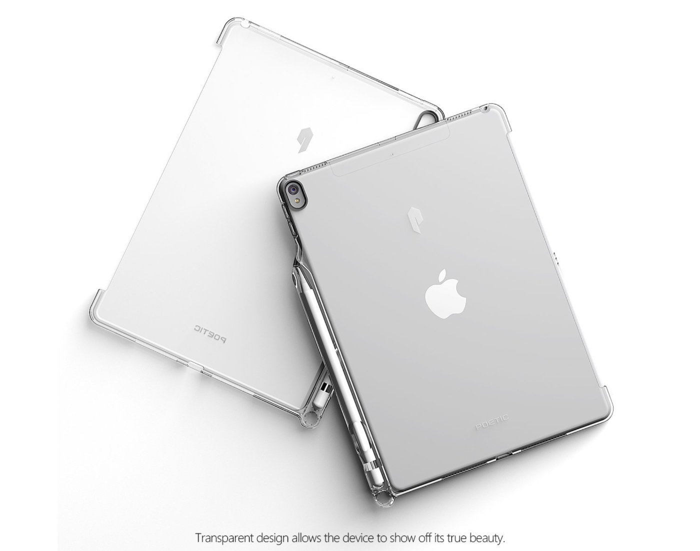 Apple Pencil」収納スロット＆「Smart Keyboard」対応iPad Pro 10.5 ケース Poetic-5