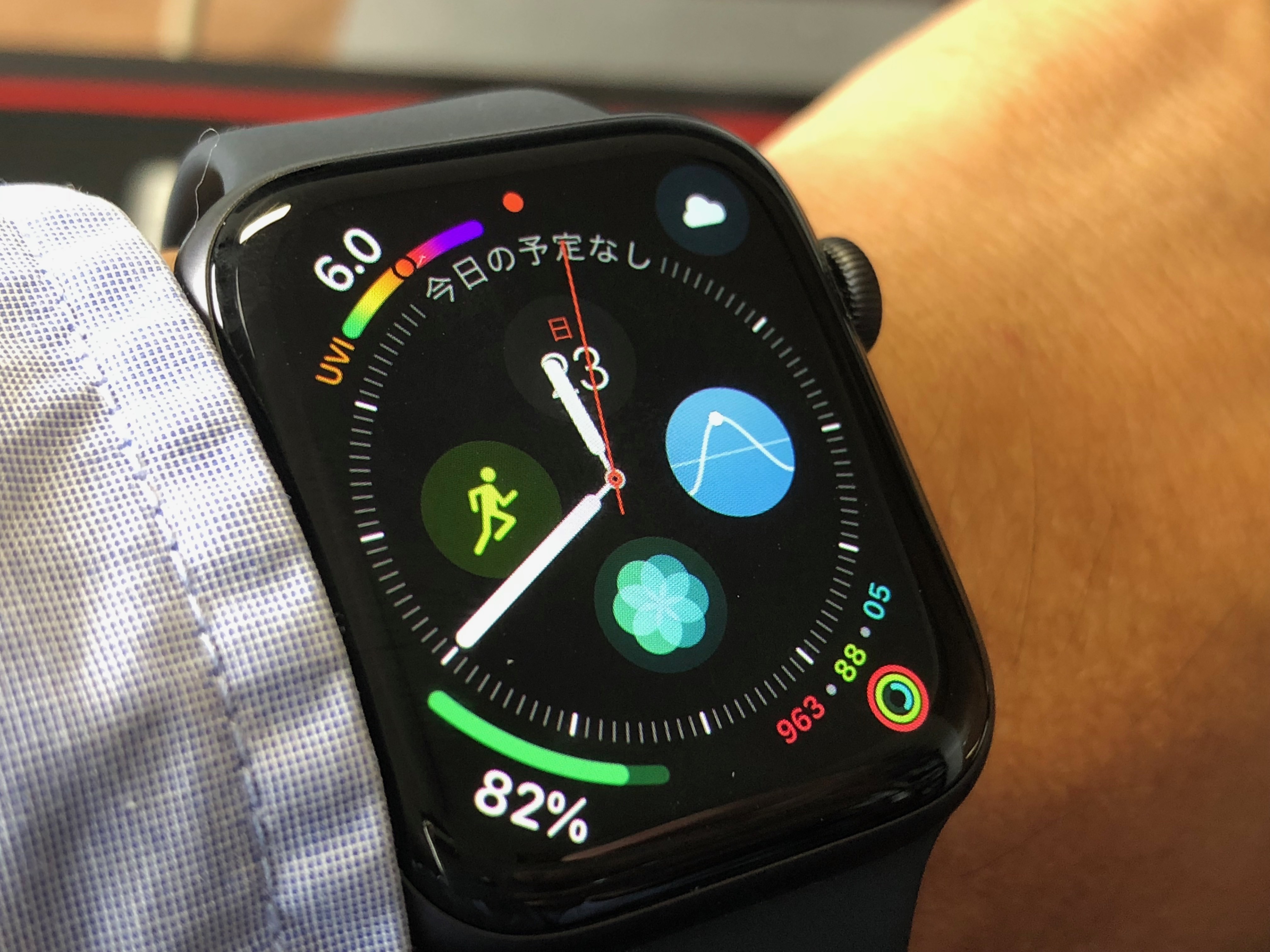 [Apple Watch]新型「Apple Watch Series 4」の文字盤「Infograph」に表示されているUV指数について調べてみたよ