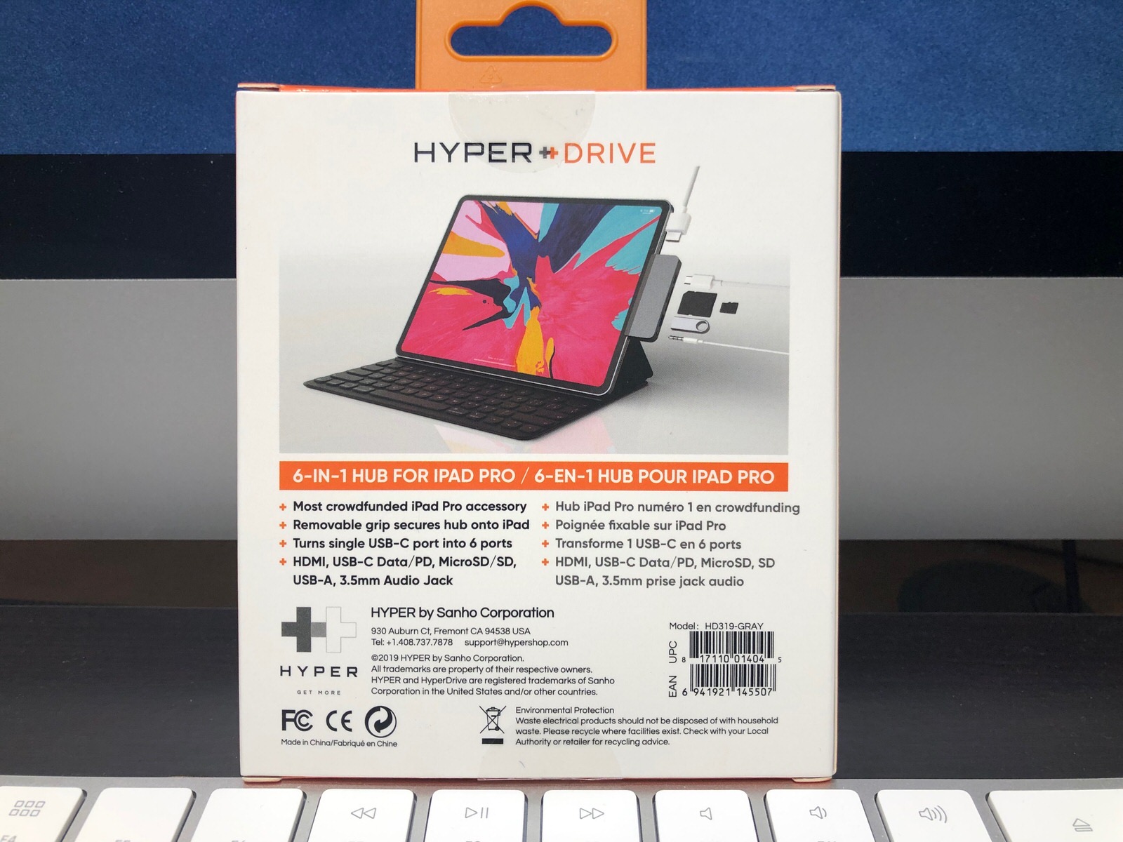 HyperDrive iPad Pro 専用６in１USB-Cハブ−2